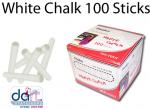 CHALK DUSTFREE WHITE  BOX100