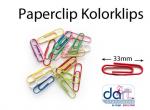 PAPERCLIP KOLORKLIPS 33mm