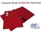 COMPU/BINDER A3  RED PVC RID B1565