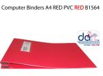 COMPU/BINDERS A4  RED PVC RID B1564