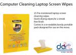 COMPUTER CLEANING LAPTOP SCREEN  WIPES(25) F