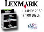 LEXMARK L14N0820BP #100 BLACK STD YIELD