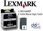 LEXMARK L14N1068BP #100XL BLACK HIGH YIELD