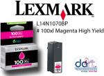 LEXMARK L14N1070BP #100XL MAGENTA HIGH YIELD