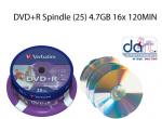 DVD+R SPINDLE(25) 4.7GB 16x 120MIN VERBATIM