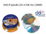 DVD-R SPINDLE(25) 4.7GB 16x 120MIN VERBATIM
