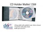 CD HOLDER BANTEX 1769 WALLET