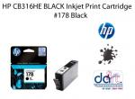 HP CB316HE #178 INK CARTRIDGE BLACK VIVERA