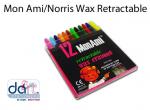 CRAYONS MON AMI WAX RETRACTABLE 12