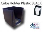 CUBE HOLDER PLASTIC ONLY BLACK