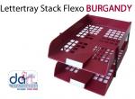 LETTERTRAY STACK FLEXO BURGNDY