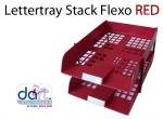 LETTERTRAY STACK FLEXO RED