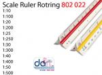 SCALE RULER 802 022 ARCHITECT(TREFOIL DAMAR1632)
