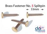 BRASS FASTENER No.5 SPLITPIN