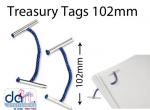 TREASURY TAGS  102mm