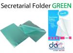 SECRETARIAL FOLDER GREEN 120MIC