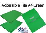 ACCESSIBLE FILE A4 GREEN