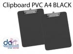 CLIPBOARD PVC  A4 BLACK