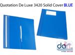 QUOTATION DE LUXE 3420 SOLID COVER BLUE