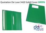 QUOTATION DE LUXE 3420 SOLID COVER GREEN