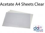 ACETATE A4 SHEETS CLEAR