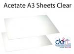 ACETATE A3 SHEETS CLEAR