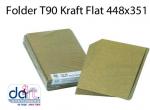 FOLDER T90 KRAFT FLAT 448X351