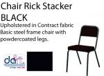 CHAIR RICK STACKER BLACK