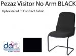 CHAIR PEZAZ VISITOR NO ARM BLACK