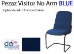 CHAIR PEZAZ VISITOR NO ARM BLUE