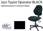CHAIR JAZZ TYPIST OPERATORS BLACK