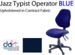 CHAIR JAZZ TYPIST OPERATORS BLUE