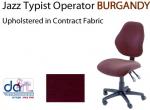 CHAIR JAZZ TYPIST OPERATORS BURGANDY