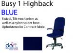 CHAIR BUSY 1 H/B FABRIC BLUE