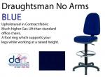 CHAIR DRAUGHTSMAN NO ARMS  BLUE
