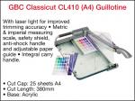 GUILLOTINE CLASSICUT CL410