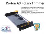 TRIMMER FELLOWES PROTON A3 ROTARY