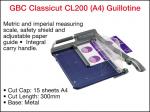 GUILLOTINE GBC CLASSICUT CL200