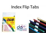 INDEX TABS FLIP TABS