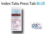 INDEX TABS PRESS TAB BLUE