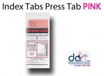 INDEX TABS PRESS TAB  PINK