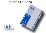 INDEX A4 NO 1-5 PVC