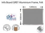 INFO BOARD 1200X1000 STD GREY