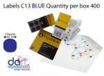 LABELS C13  BLUE