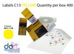 LABELS C13  YELLOW