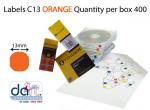 LABELS C13  ORANGE