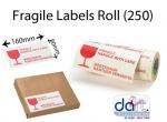 LABELS FRAGILE LABELS ROLL (250)