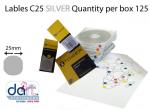 LABELS C25  SILVER