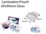 LAMINATING POCKETS  65X95MM 500MIC