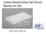 LETTER BOARD LETTERS 32MM BOXED SET 336